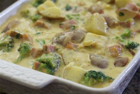new-potato-ham-and-broccoli-cheese-casserole image