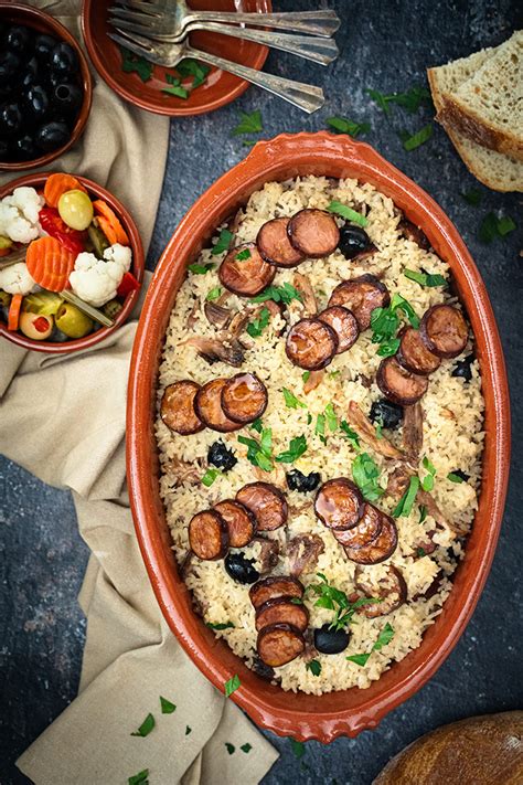 portuguese-duck-rice-arroz-de-pato-photos-food image