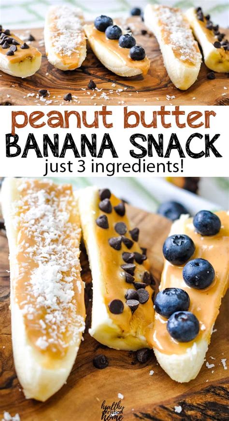 easy-banana-peanut-butter-snack-w-yummy-toppings image