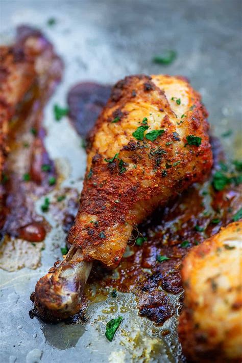 baked-chicken-drumsticks-with-crispy-skin-and-juicy image