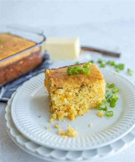 easy-cornbread-with-cheese-green-onions-bless image