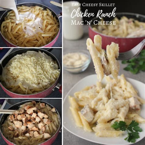 30-minute-skillet-chicken-ranch-mac-n-cheese image