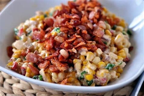 creamy-confetti-corn-with-bacon-mels-kitchen-cafe image