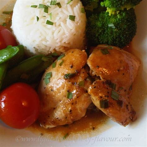 tarragon-chicken-with-a-vermouth-sauce-light-food image