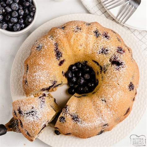 blueberry-pound-cake-butter-with-a-side-of-bread image