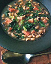 black-eyed-pea-soup-with-greens-and-ham-food-wine image