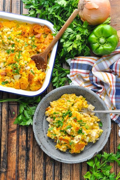 cowboy-casserole-with-cornbread-and-chicken-the image