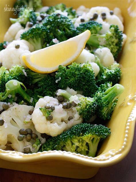 broccoli-and-cauliflower-salad-with-capers-in-lemon image