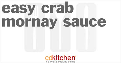 easy-crab-mornay-sauce-recipe-cdkitchencom image