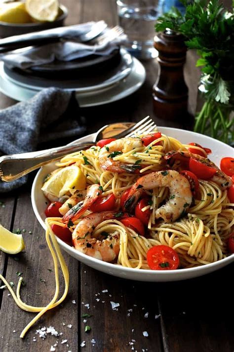 shrimp-prawn-pasta-with-lemon-recipetin-eats image