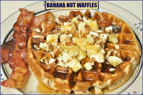 banana-nut-waffles-easy-gourmet-the-grateful-girl image