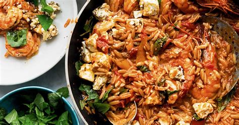 ottolenghis-orzo-with-prawns-tomato-and-feta-the image
