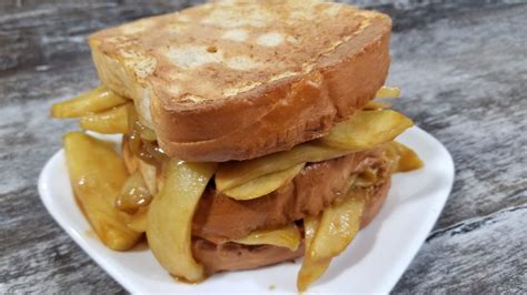 caramel-apple-french-toast-average-guy-gourmet image