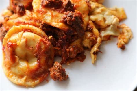 crockpot-lasagna-with-ravioli-recipe-tammilee-tips image