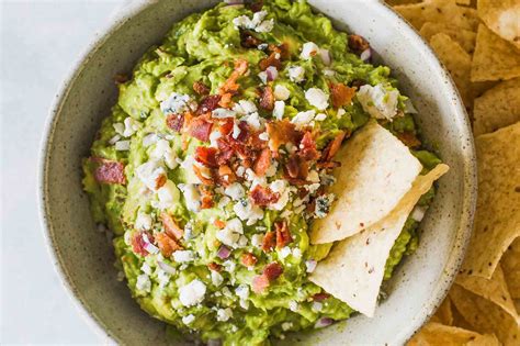 bacon-and-blue-cheese-guacamole-recipe-simply image