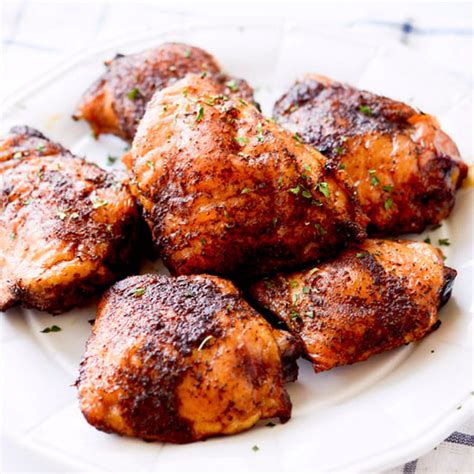 spicy-smoked-chicken-thighs-recipe-diaries image