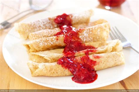 crepes-with-strawberry-sauce image