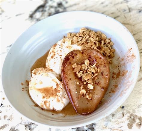 cinnamon-baked-pears-the-art-of-food-and-wine image
