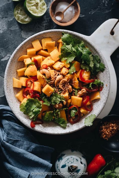 easy-mango-salad-with-lime-dressing-omnivores-cookbook image