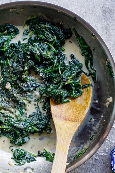 easy-creamed-spinach-simply-delicious image