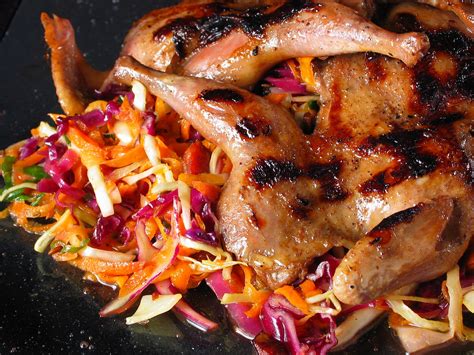 gusto-tv-grilled-quail-with-wilted-cabbage-slaw image