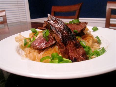 asian-style-flank-steak-with-rice-noodles-tasty image