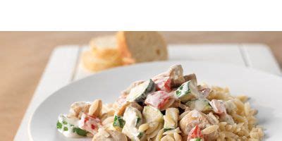 creamy-italian-chicken-and-orzo-skillet-recipe-delish image