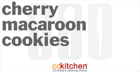 cherry-macaroon-cookies-recipe-cdkitchencom image