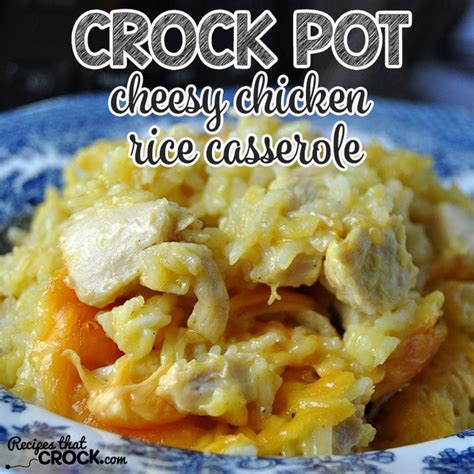 crock-pot-cheesy-chicken-rice-casserole image