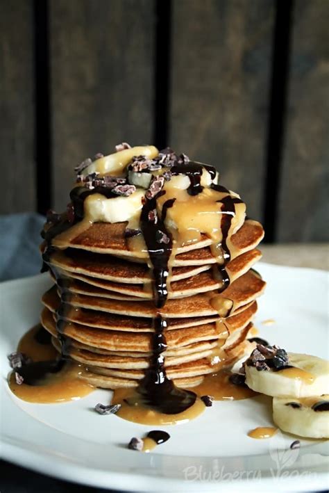 banana-pancakes-blueberry-vegan image