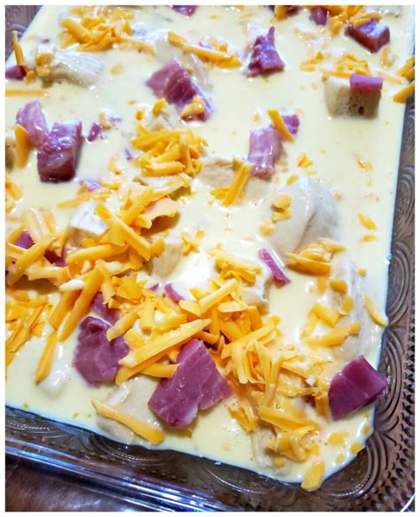 country-ham-biscuit-breakfast-casserole-julias-simply image