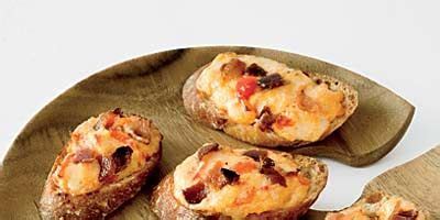 pimiento-cheese-and-bacon-crostini-recipe-delish image