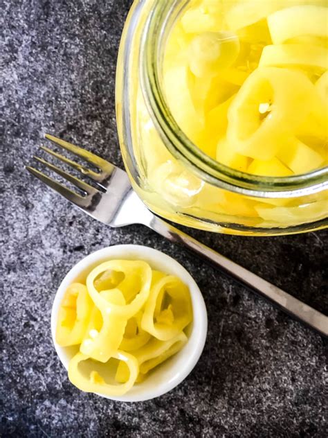 quick-and-easy-refrigerator-pickled-banana-peppers image