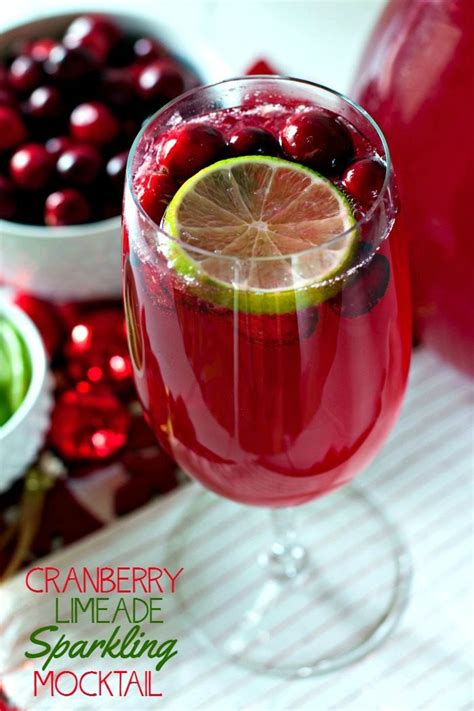 cranberry-limeade-sparkling-mocktail-recipe-food image