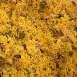 easy-chicken-and-yellow-rice-pinterest image