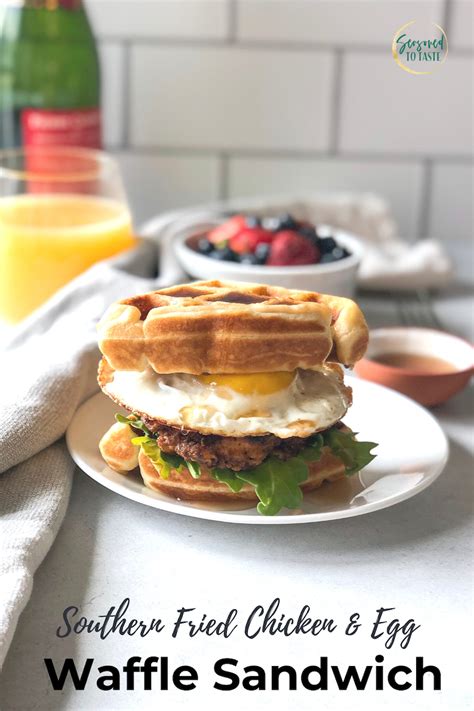 buttermilk-fried-chicken-and-egg-waffle-sandwich image