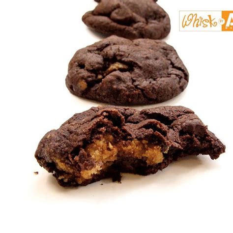 peanut-butter-stuffed-fudge-cookies image
