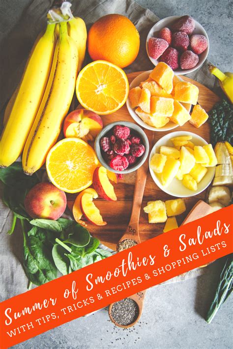 summer-of-smoothies-salads-with-recipes-and image