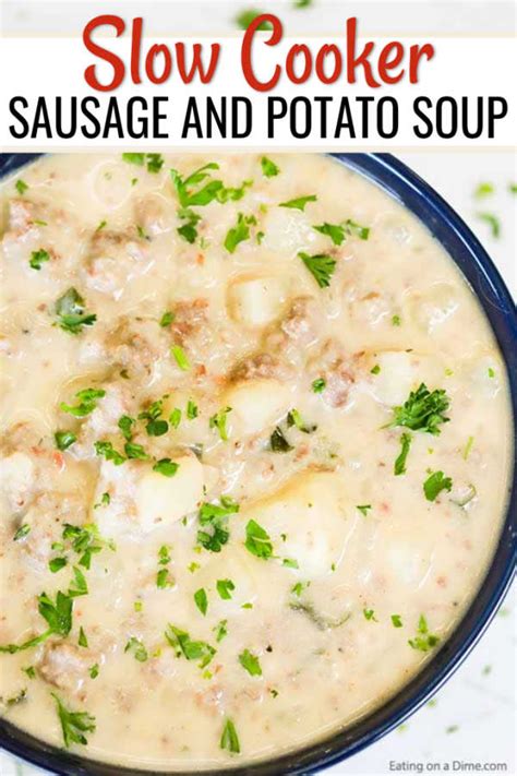 crock-pot-sausage-potato-soup-recipe-video-eating image