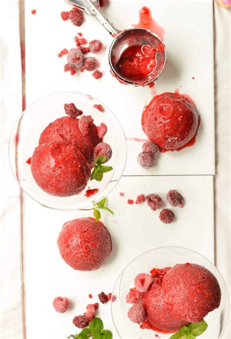 sugar-free-raspberry-sorbet-recipe-only-4-ingredients image