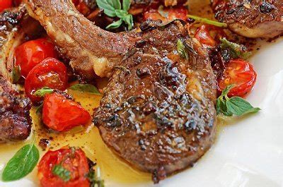 marinated-greek-lamb-chops-with-mushrooms-and image