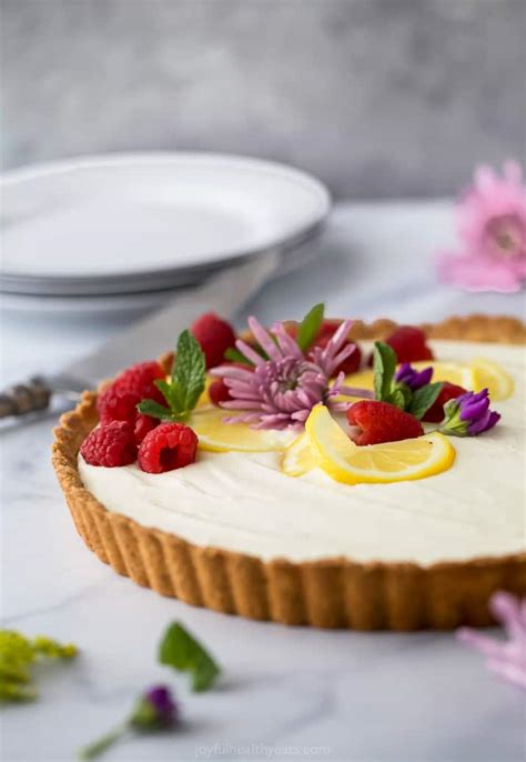 easy-creamy-lemon-tart-recipe-with-almond-crust image