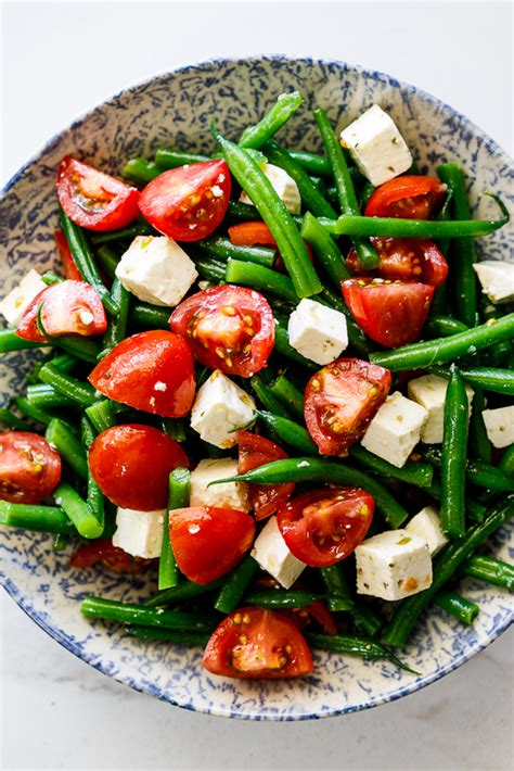 easy-tomato-feta-green-bean-salad-simply-delicious image