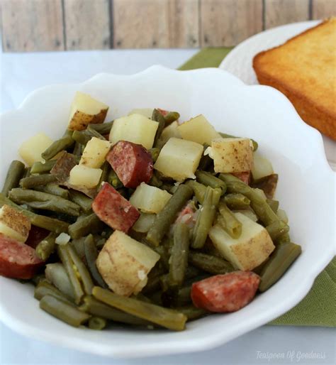 slow-cooker-recipe-green-beans-sausage-potato image