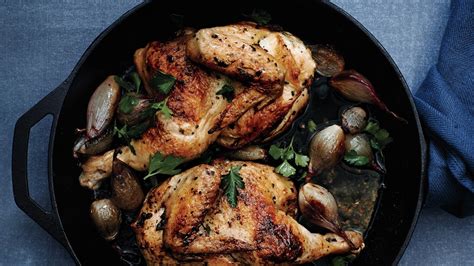 crispy-chicken-with-shallots-recipe-bon-apptit image