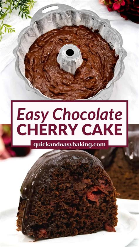 easy-chocolate-cherry-bundt-cake-only-3-ingredients image