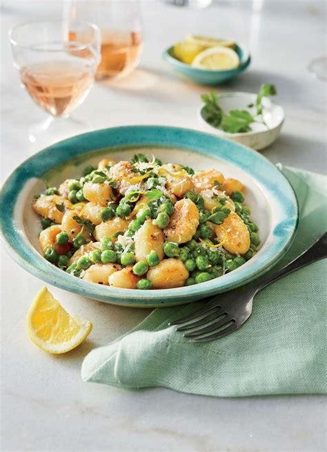 skillet-toasted-gnocchi-with-peas-recipe-southern-living image