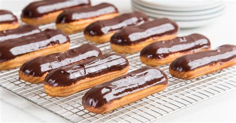 perfect-classic-chocolate-eclairs-foolproof image