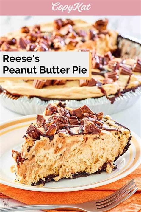 easy-reeses-peanut-butter-pie-no-bake-copykat image