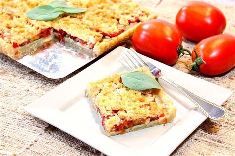 tomato-spinach-tart-cornmeal-crust-recipe-kudos image